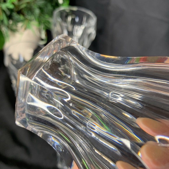 Set of 4 VTG Colonial Clear by Heisy crystal optic cut whiskey / rocks glasses - Picture 11 of 12